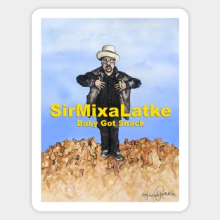 Sir MixaLatkeHip-Hanukkah Print Sticker